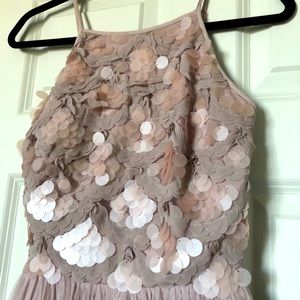 Little Mistress Gorgeous Midi Dress with Tutu Skirt